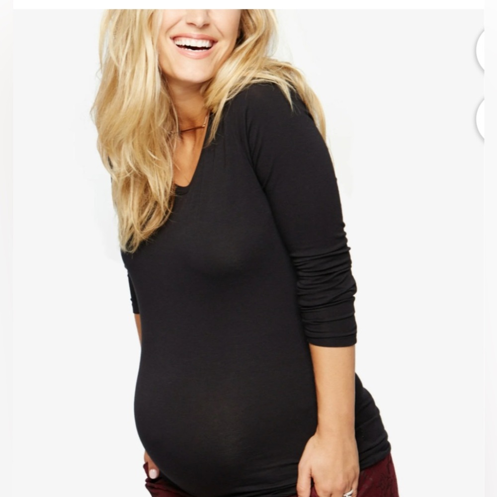 A pea in the pod maternity half sleeve shirt